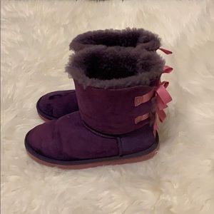ugg ribbon booties for sale